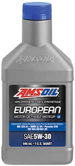 SAE 5W-30 LS Synthetic European Motor Oil